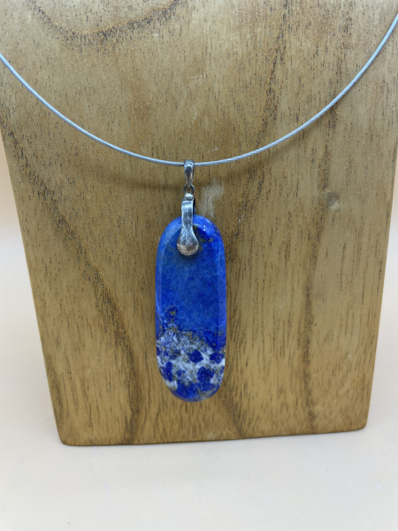 Lapislazuli / Ultramarin Anhänger „blue Seaground“